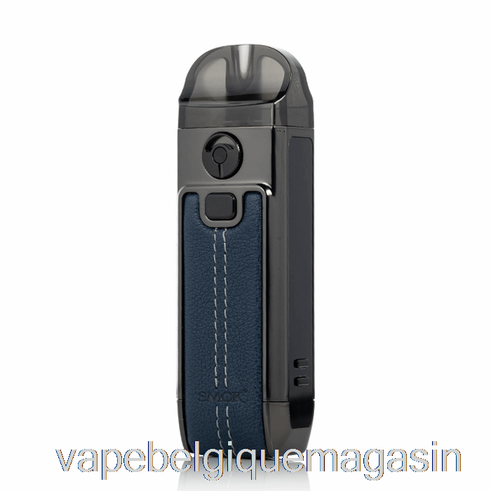 Vape Belgique Smok Nord 4 80w Pod Kit Cuir Bleu